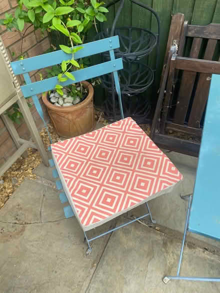 Photo of free Old metal garden table and chairs (Cranbourne Gardens MK41) #3