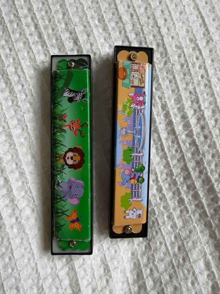 Photo of free 2x Children’s Harmonicas (BL1 8GE) #1