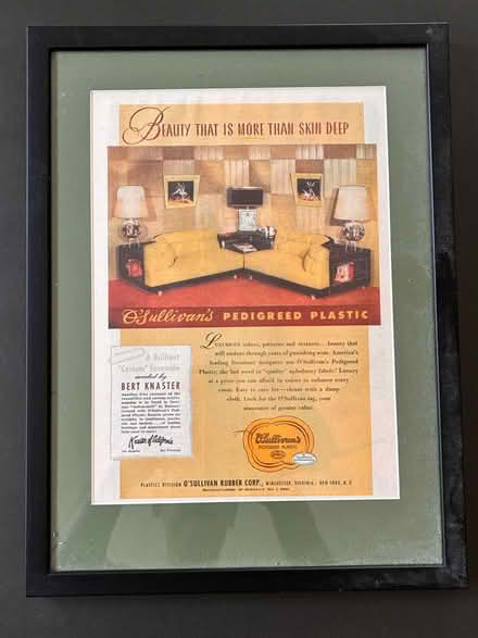 Photo of free Framed magazine ad (Tenleytown, DC) #1
