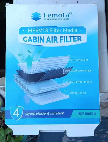 Photo of free Cabin air filter (Maple Leaf) #1