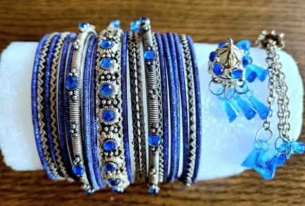 Photo of free Set of blue Indian bangles (Adams Morgan) #2