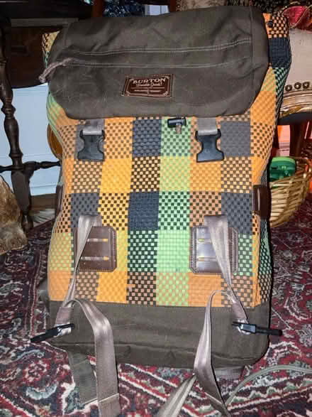 Photo of free Burton tricolor backpack (Laurel, MD) #1