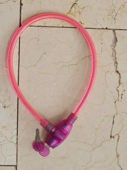 Photo of free Lock for girls bike (Blackrock) #1