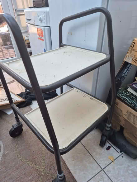 Photo of free Four Wheeled Walking Shelf Trolley (Buckland End B34) #1