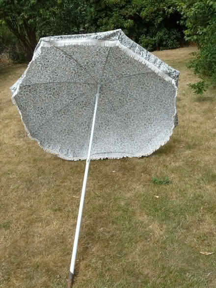 Photo of free Large old floral garden parasol/sun shade W:60" H:80" (Kempsey WR5) #1