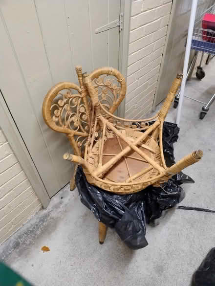 Photo of free 70s cane/wicker chairs - project (M33 sale) #1