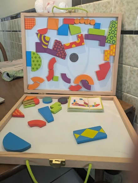 Photo of free Travel Case with Magnetic Shapes (East Somerville) #1