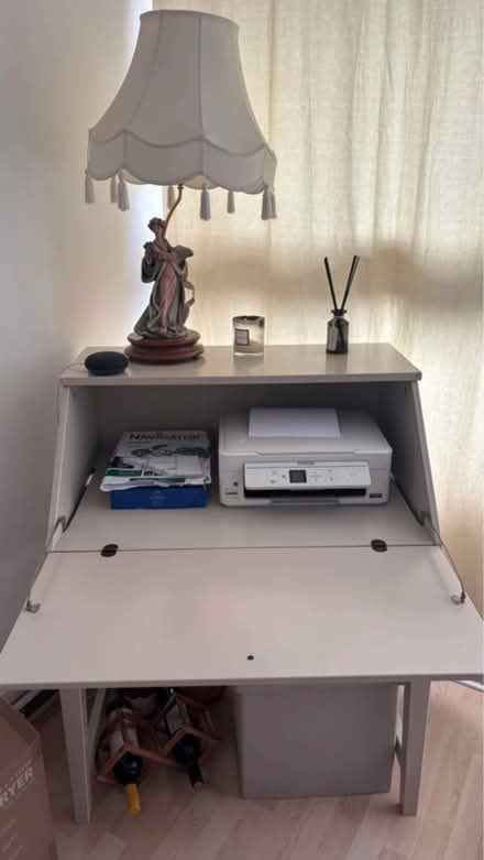 Photo of free White Ikea secretary desk. (Albert Bridge Rd SW11) #1