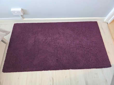Photo of free small purple ikea rug (Swiss cottage NW3) #1