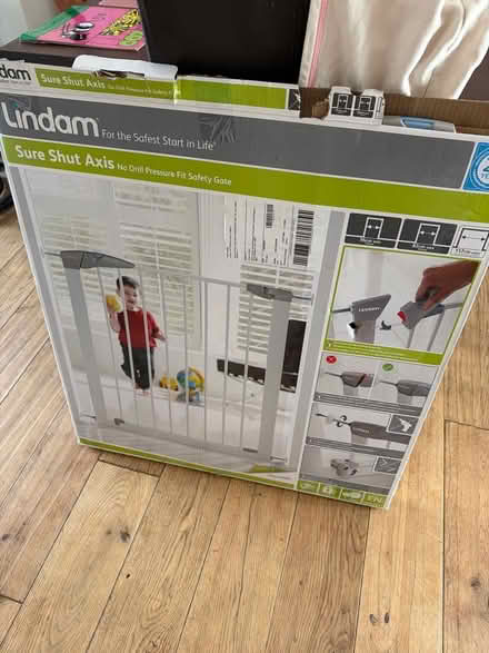Photo of free Stair gate (missing 3x wall mounts!) (Burnham SL1) #1