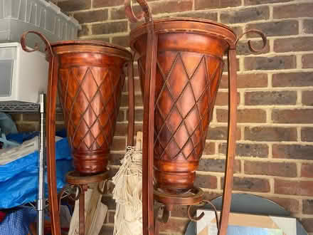 Photo of free 2 Matching Tall Plant Stands (Surbiton KT6) #2