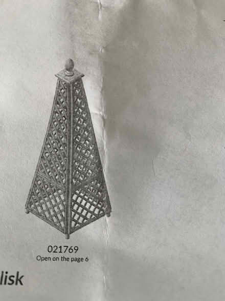 Photo of free Obelisk for garden (Cullompton) #1