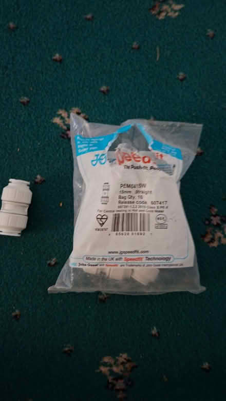 Photo of free Pushfit fittings plumbing (Hillingdon UB10) #1