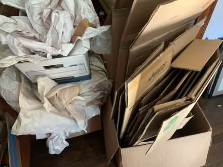 Photo of free Moving boxes and packing paper (Melrose, ma) #1