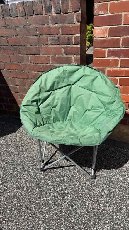 Photo of free Green moon camping chair (Ecclesall S11) #2