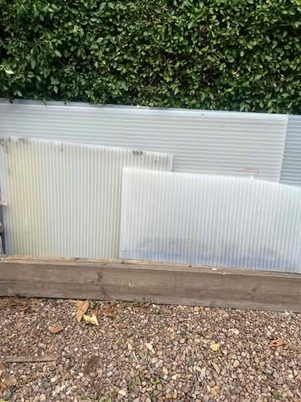 Photo of free Polycarbonate sheets-used (Shiregreen S5) #2