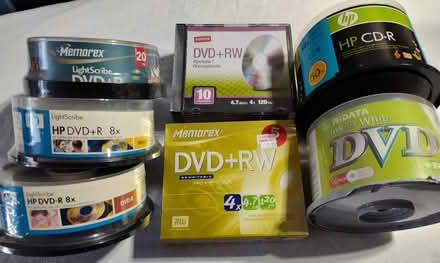 Photo of free Blank DVD-R and DVD-RW discs (Saugus) #1