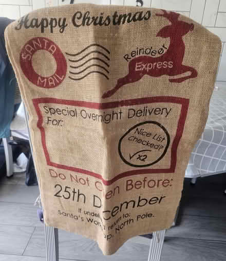 Photo of free Hessian Xmas Sack (Croydon, Shirley CR0) #1