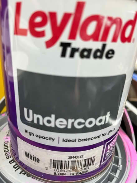 Photo of free Undercoat paint - white (Nr. Sidmouth) #1