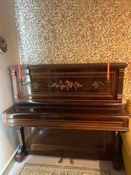 Photo of free Antique Upright Piano | Dark Wood (e17 5lp) #1