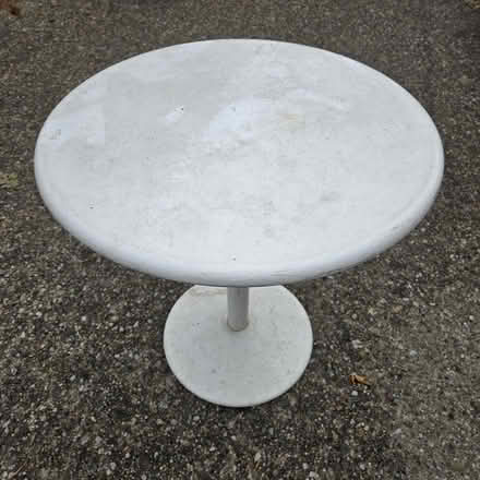 Photo of free Metal pedestal table (Mountain View) #1