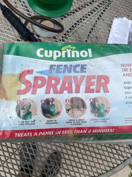 Photo of free Cuprinol fence sprayer (Groby LE6) #2