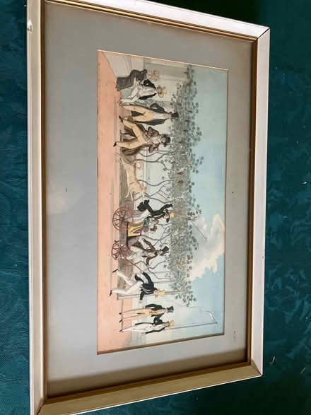 Photo of free Vintage painting of Georgian dandies (Pant SY10) #1