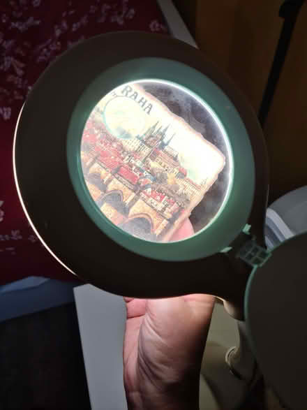 Photo of free Desk lamp with lens fot precision works (Furzedown SW17) #3