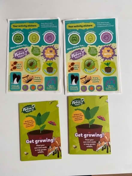 Photo of free Mint seeds and nature activity stickers (Amersham Common HP7) #1