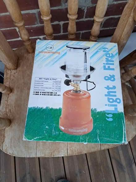 Photo of free Gas camping light and stove (LS29 Burley in Wharfedale) #1