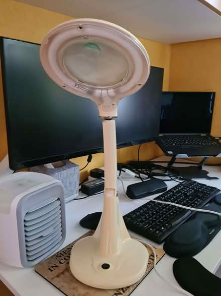 Photo of free Desk lamp with lens fot precision works (Furzedown SW17) #1