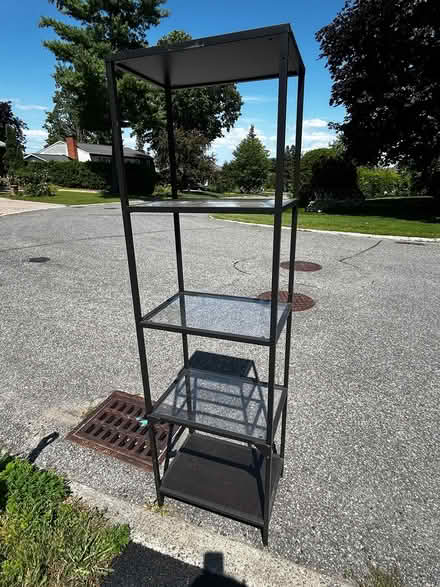 Photo of free IKEA glass and metal shelf (Old Barrhaven) #1