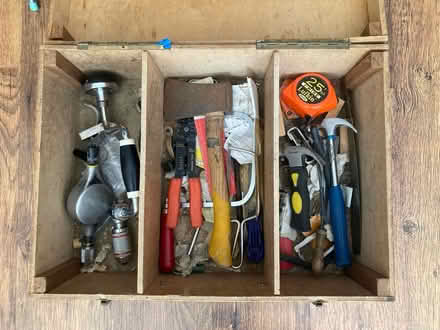 Photo of free Old tools in wooden case (Harpenden AL5) #1