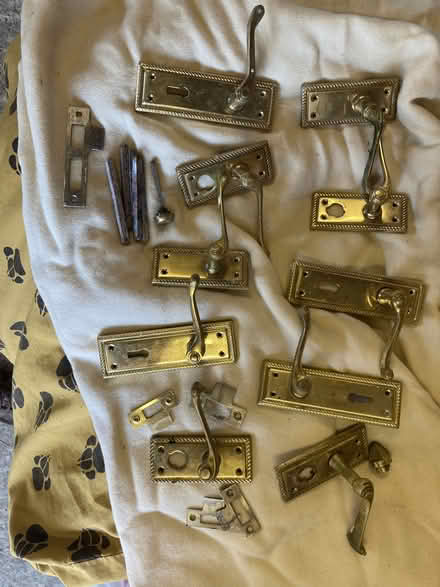 Photo of free Brass rope effect door handles (Sandridge AL4) #1