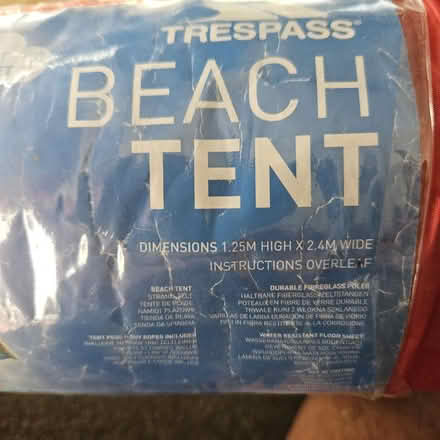 Photo of free Trespass beach tent (Grange Farm IP5) #3