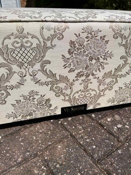 Photo of free 4ft small double bed base, mattress and headboard (Kenilworth CV8) #2
