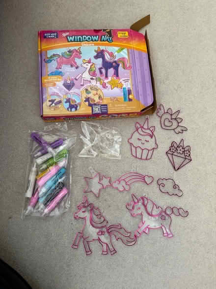 Photo of free Unicorn window art (Winchester SO22) #1