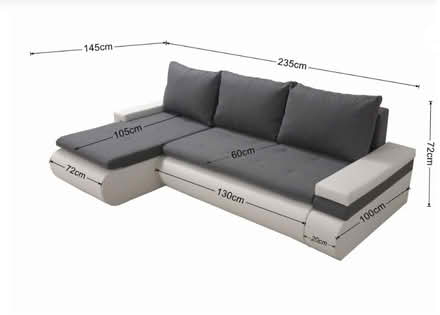 Photo of free L-Shape Sofa bed with Storage (White Hart Lane N17) #4