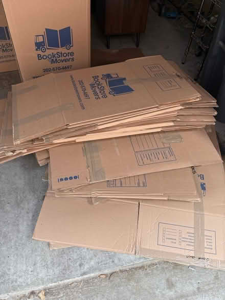 Photo of free Moving Boxes and Packing Paper (Mosaic District in Fairfax) #1