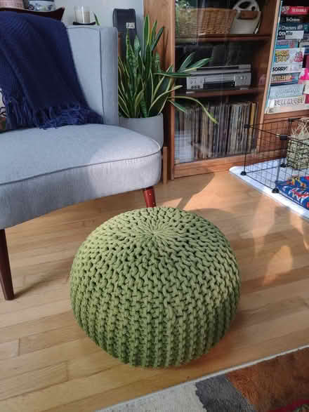 Photo of free Poof style footstool (near Shaws in Groton) #1