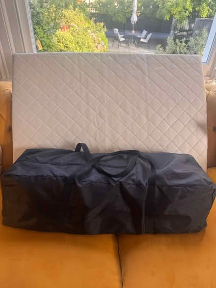Photo of free Travel cot and mattress (Cheltenham) #1