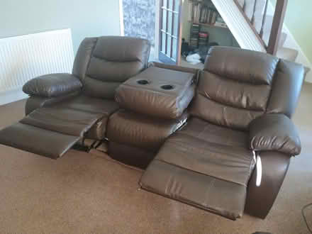 Photo of free 3 seater settee and chair (LS24) #4