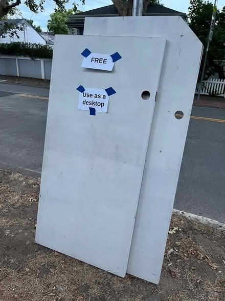 Photo of free 2 Large Door Panels at Mission Ave (1714 Mission Ave, San Rafael) #1