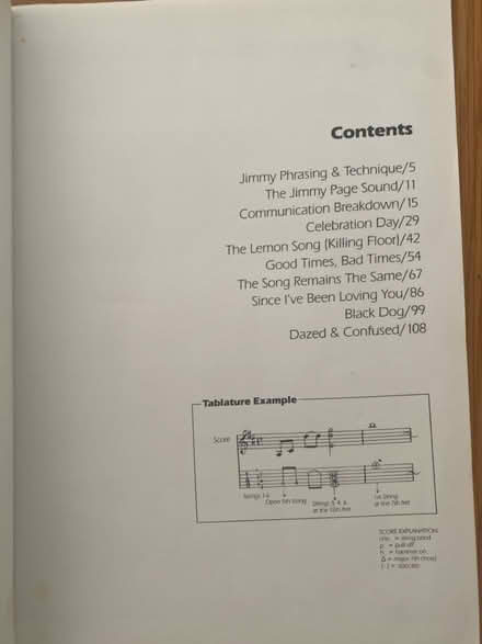 Photo of free Advanced Led Zeppelin Guitar Tab (Dalkey) #3