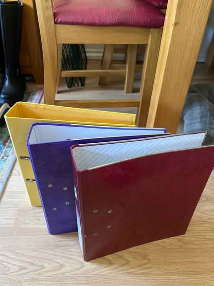 Photo of free Lever arch folders x 3 (Thame OX9) #1