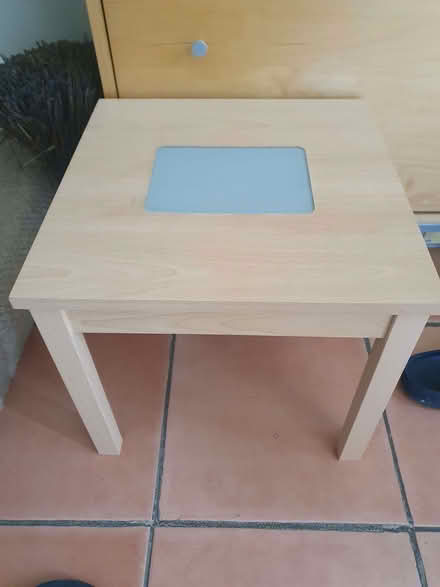 Photo of free Small Coffee Table/ bed side table with Frosted Glass Insert (Winchmore Hill N13) #1