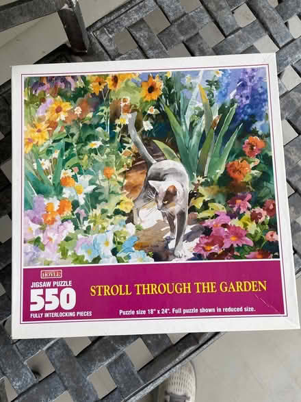 Photo of free Puzzle of watercolor painting (Downtown Mountain View) #1