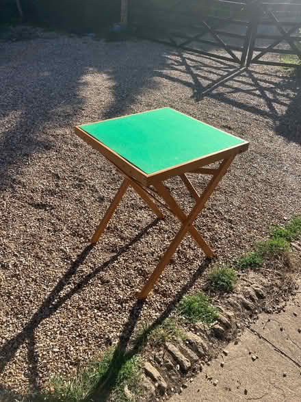 Photo of free Folding wooden card table (Marlow SL7) #1