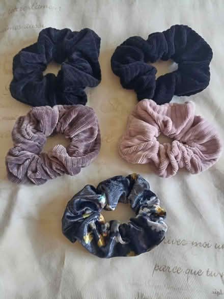 Photo of free 5 x Large Velvet Hair Scrunchies (Orton Waterville PE2) #1