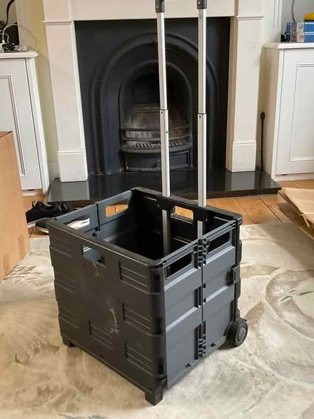 Photo of free Foldable crate on wheels (Shoreditch E2) #1